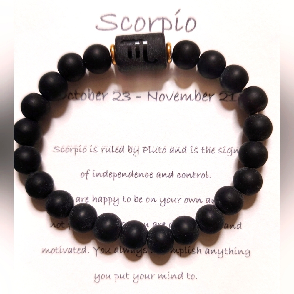 Zodiac Scorpio bracelet